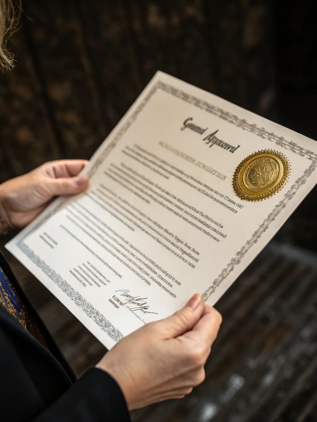An image of a successful grant application being approved, symbolizing achievement and positive outcomes.
